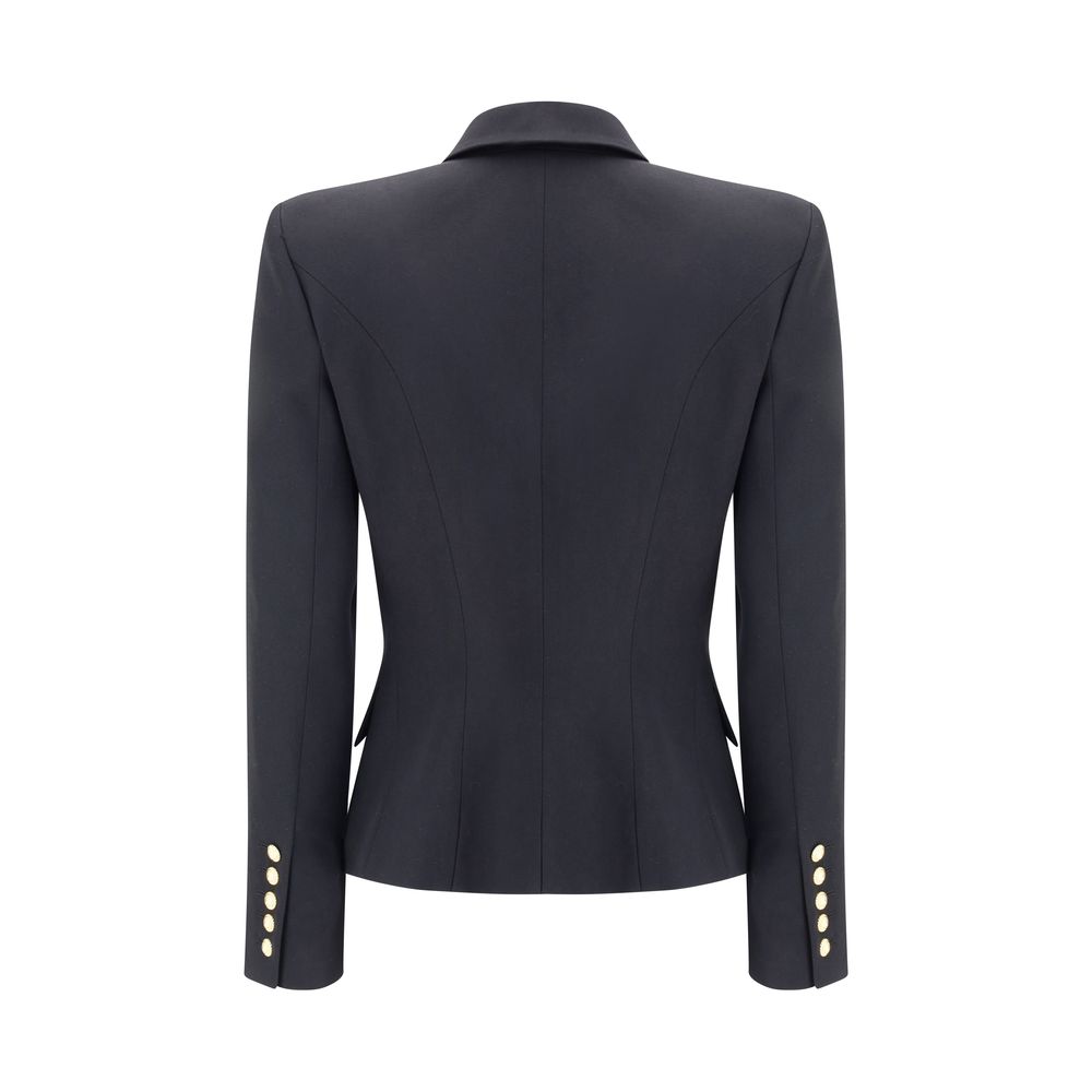 Black Wool Blazer - ventzia