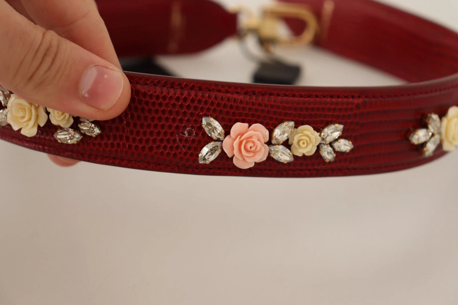 Floral Crystals Exotic Shoulder Strap Bag Accessory - ventzia