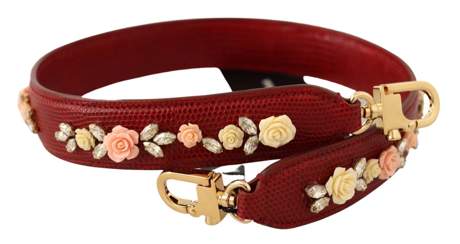 Floral Crystals Exotic Shoulder Strap Bag Accessory - ventzia