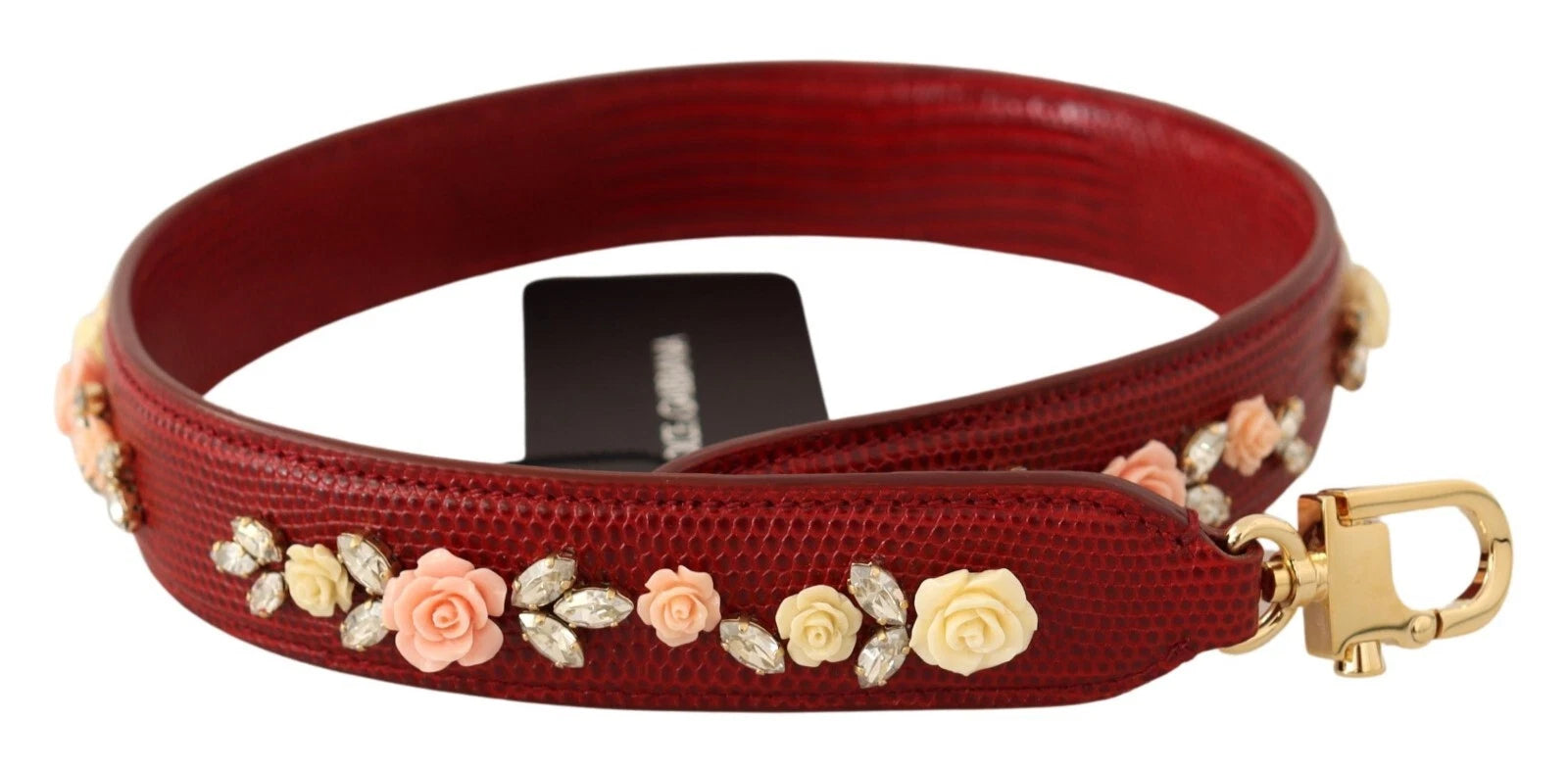 Floral Crystals Exotic Shoulder Strap Bag Accessory - ventzia