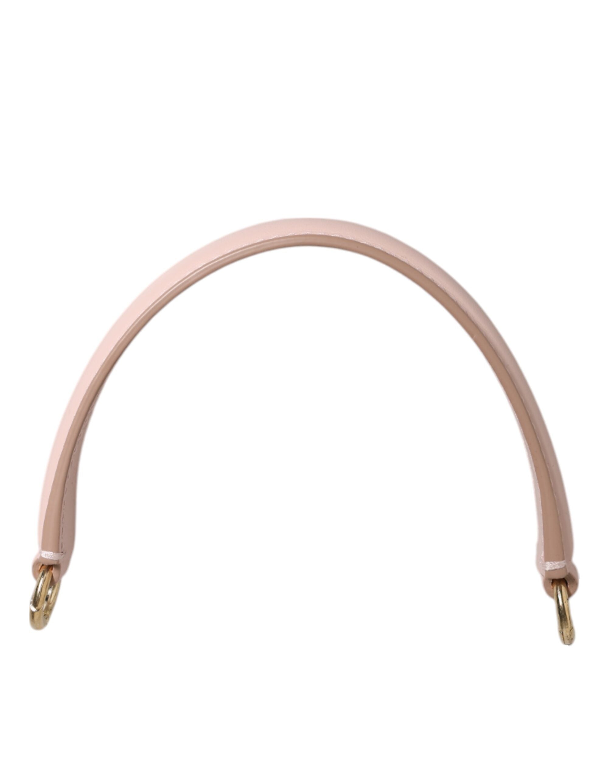 Strap Pink Leather Gold Tone Big Bag Handle Shoulder Strap - ventzia