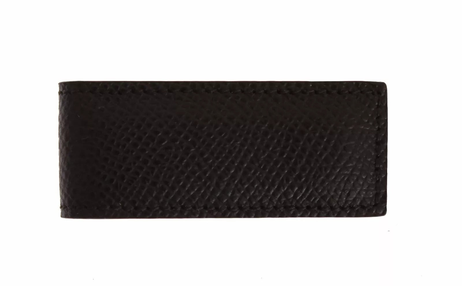 Brown Leather Magnet Mens Money Cash Clip - ventzia