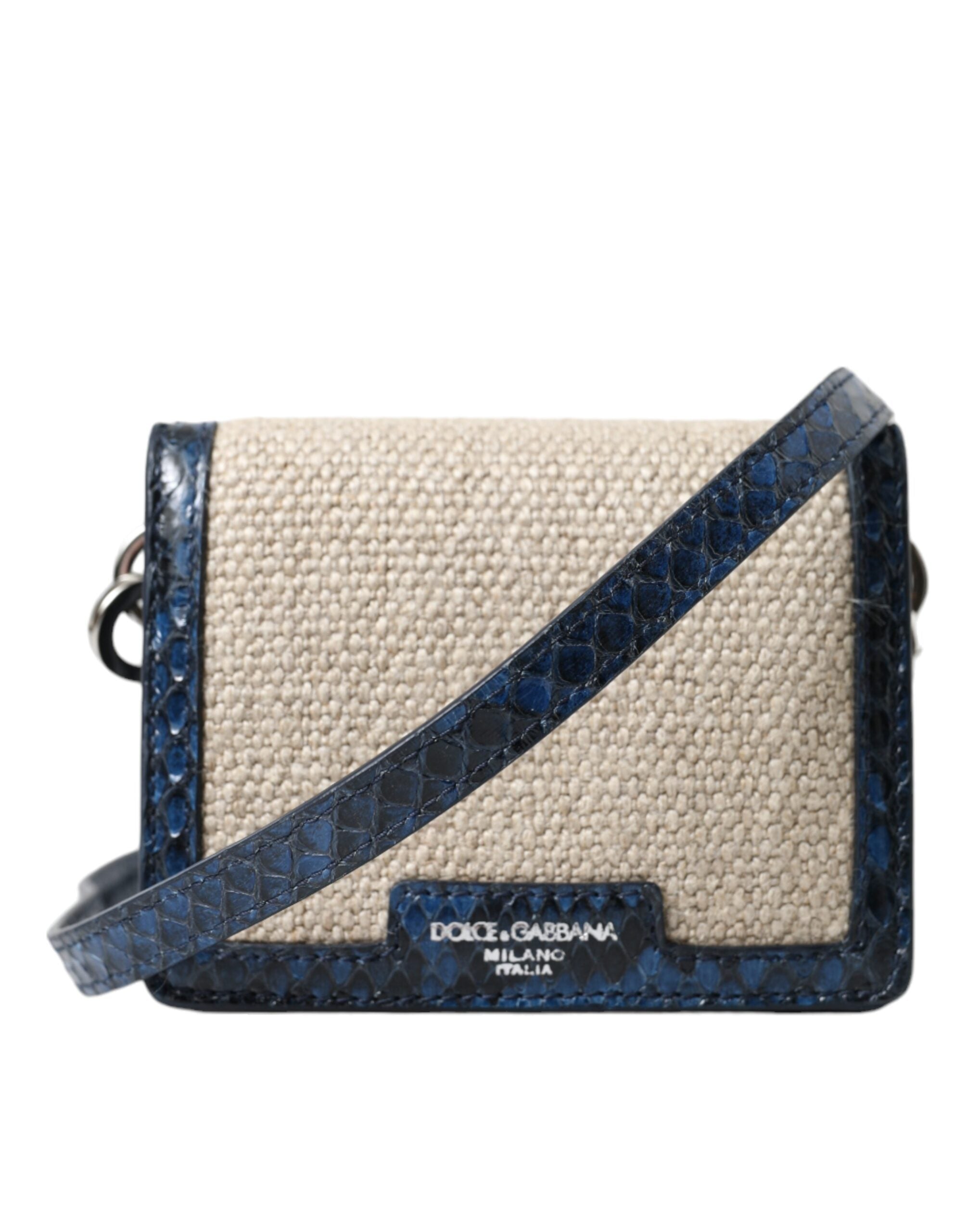 Beige Raffia Blue Leather Trim Mini Shoulder Purse Crossbody Bag - ventzia