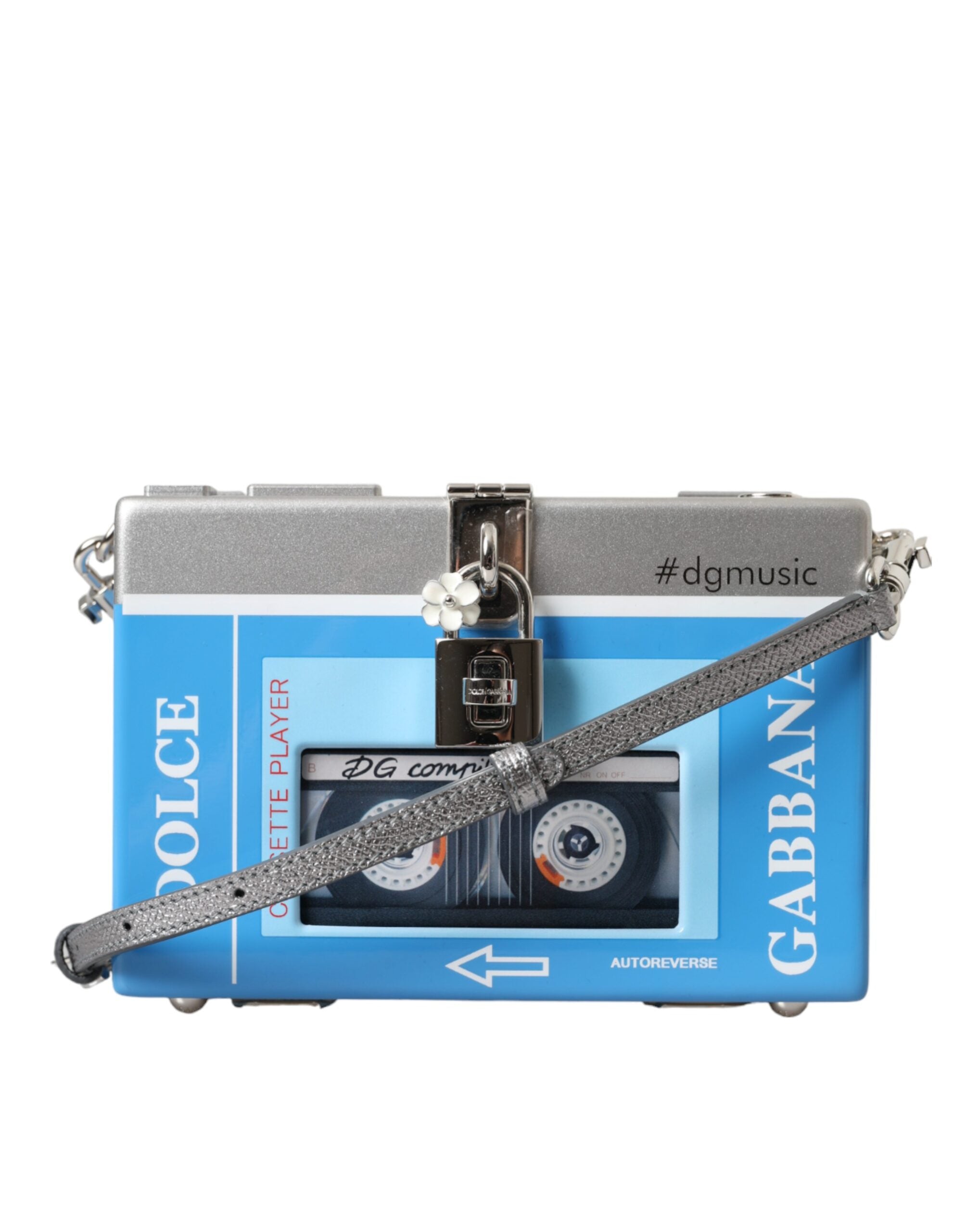 Multicolor Cassette Player Box DG Music Crossbody Shoulder Bag - ventzia
