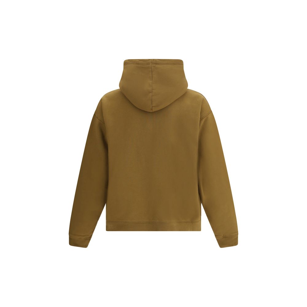 Brown Cotton Sweatshirt - ventzia