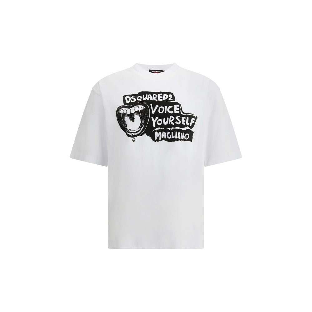 White Cotton T-Shirt - ventzia
