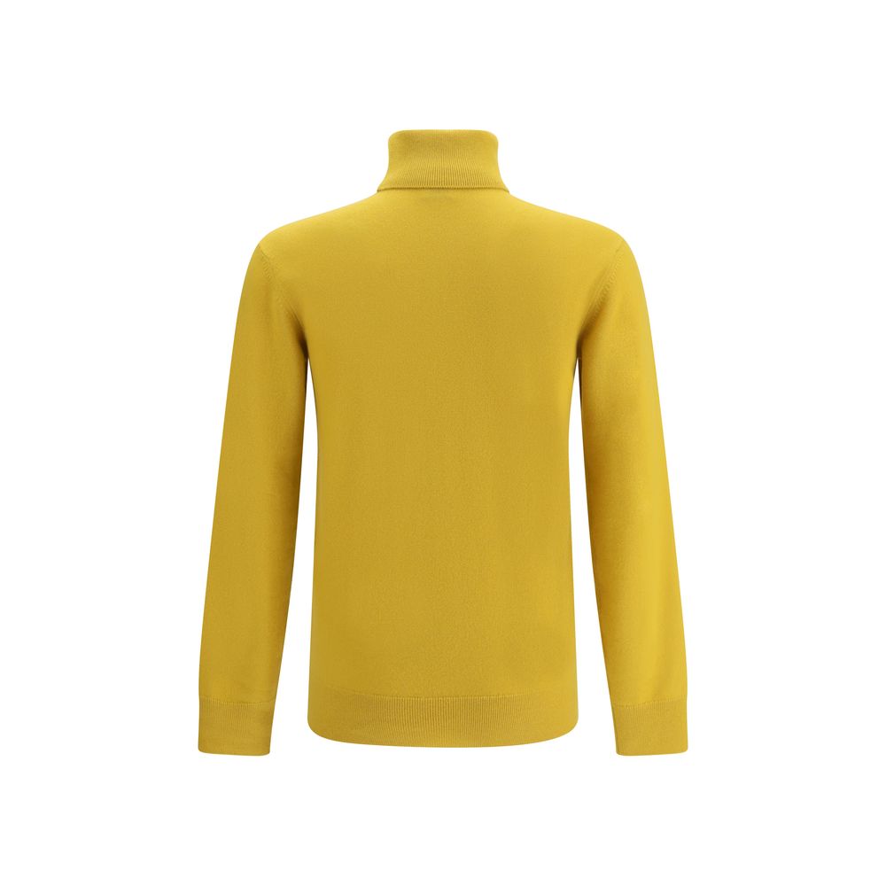 Yellow Cashmere Turtleneck - ventzia