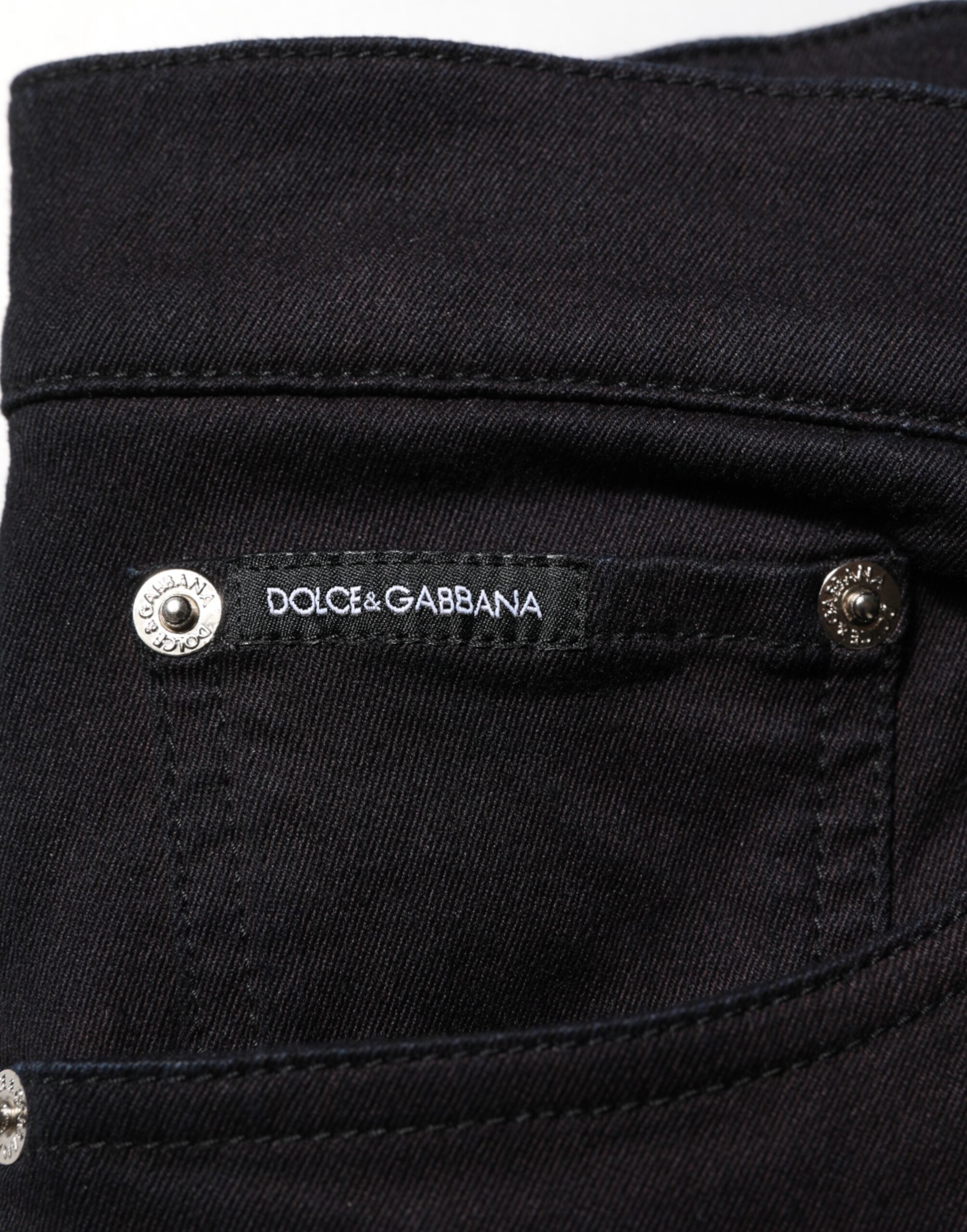 Black Cotton Blend Skinny Men Trouser Pants - ventzia
