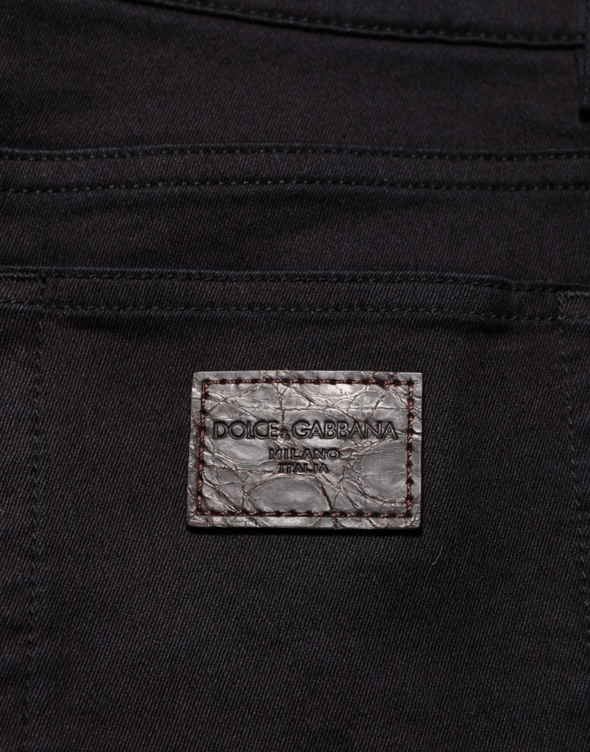 Black Cotton Blend Skinny Men Trouser Pants - ventzia