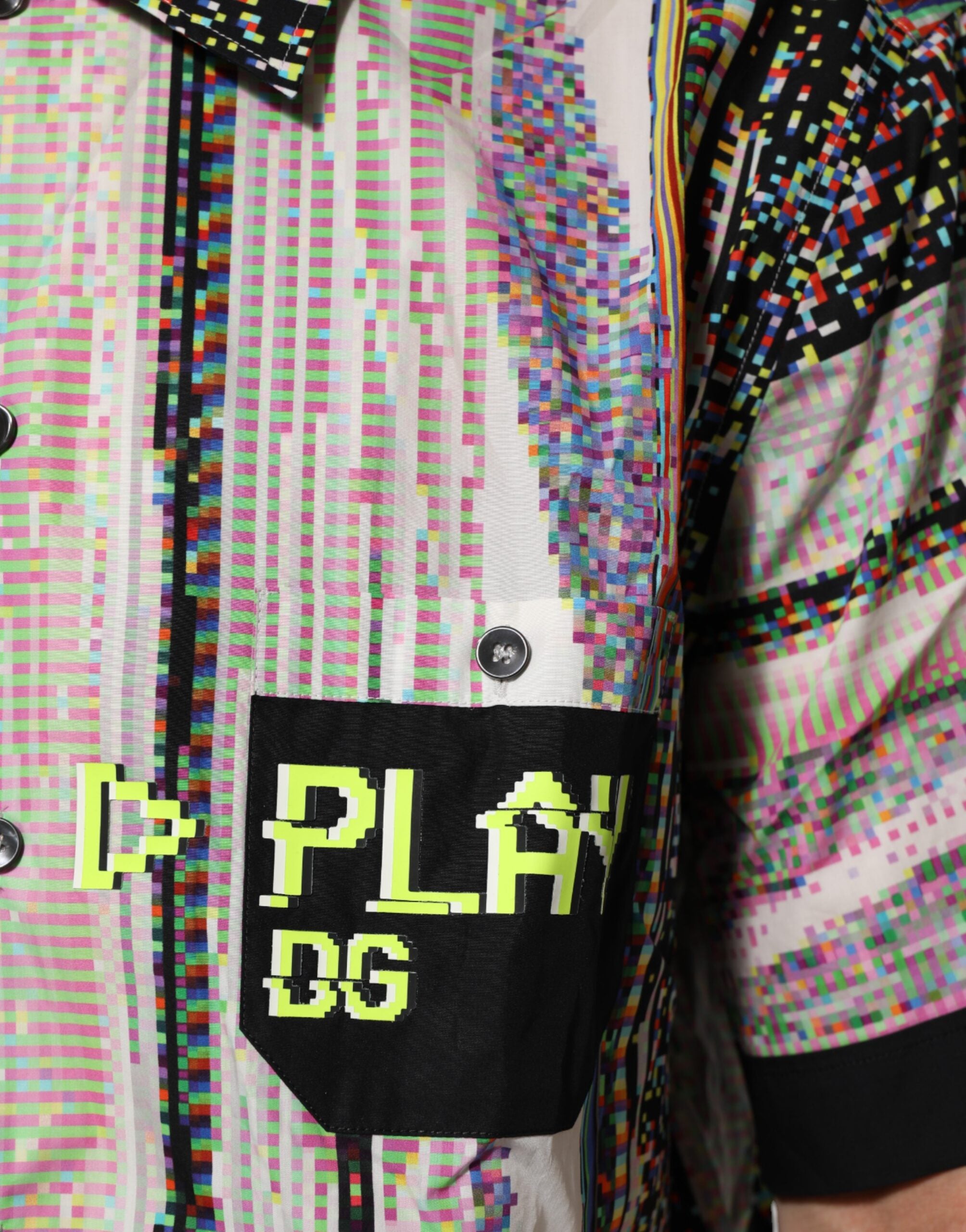 Multicolor Graphic Collared Casual Shirt - ventzia