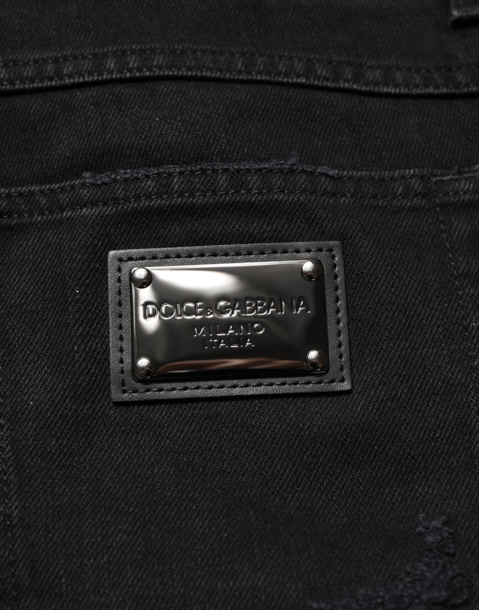Black Cotton Regular Denim Men Trouser Jeans - ventzia