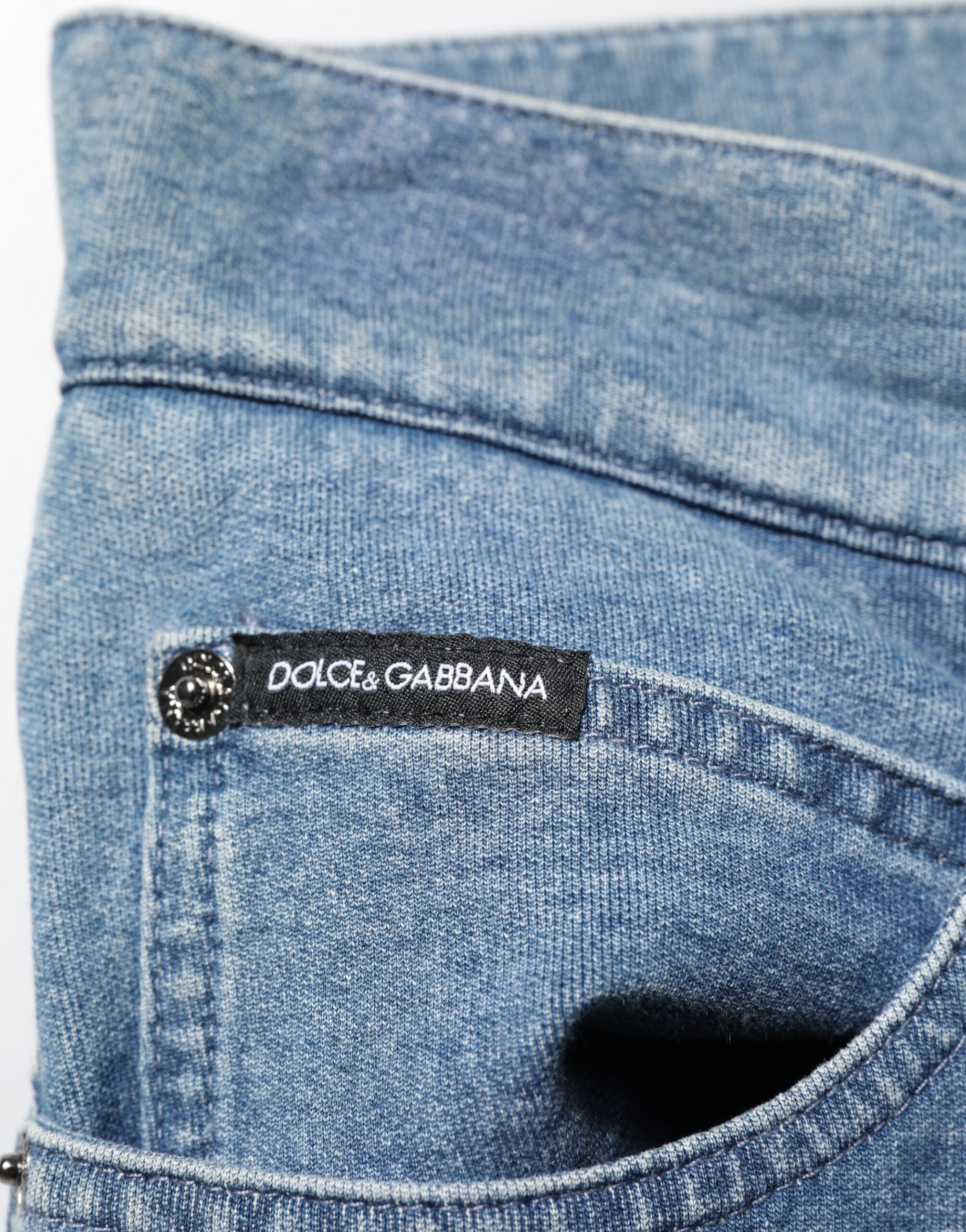 Blue Cotton Stretch Slim Fit Men Denim Jeans - ventzia
