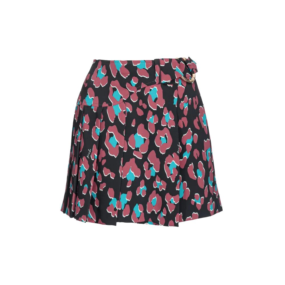 Black Polyester Skirt - ventzia