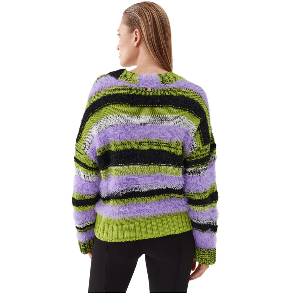 Purple Marabou Sweater - ventzia