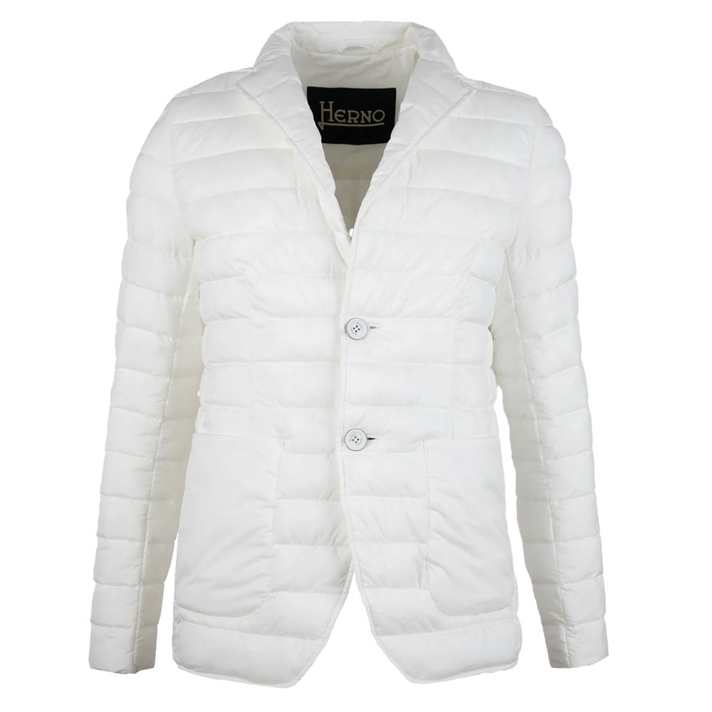 White Polyamide Jacket - ventzia