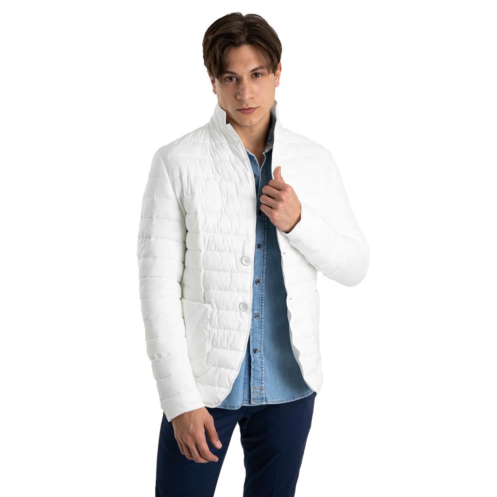 White Polyamide Jacket - ventzia