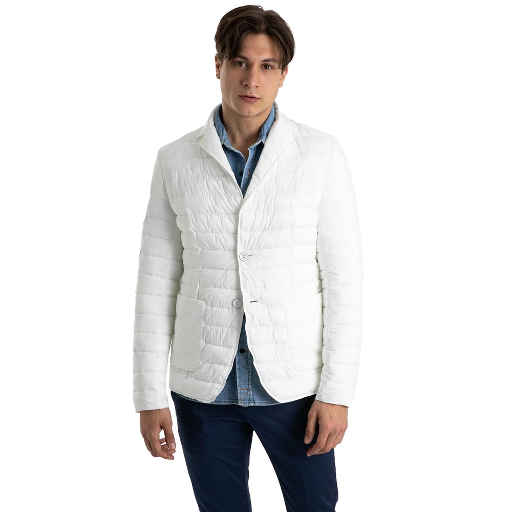 White Polyamide Jacket - ventzia