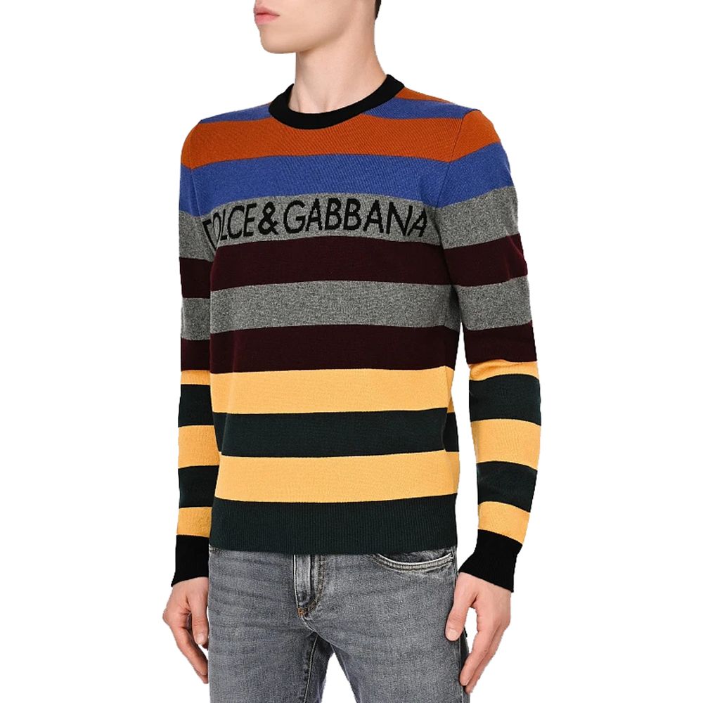Multicolor Cashmere Sweater - ventzia