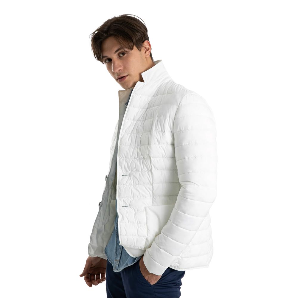 White Polyamide Jacket - ventzia