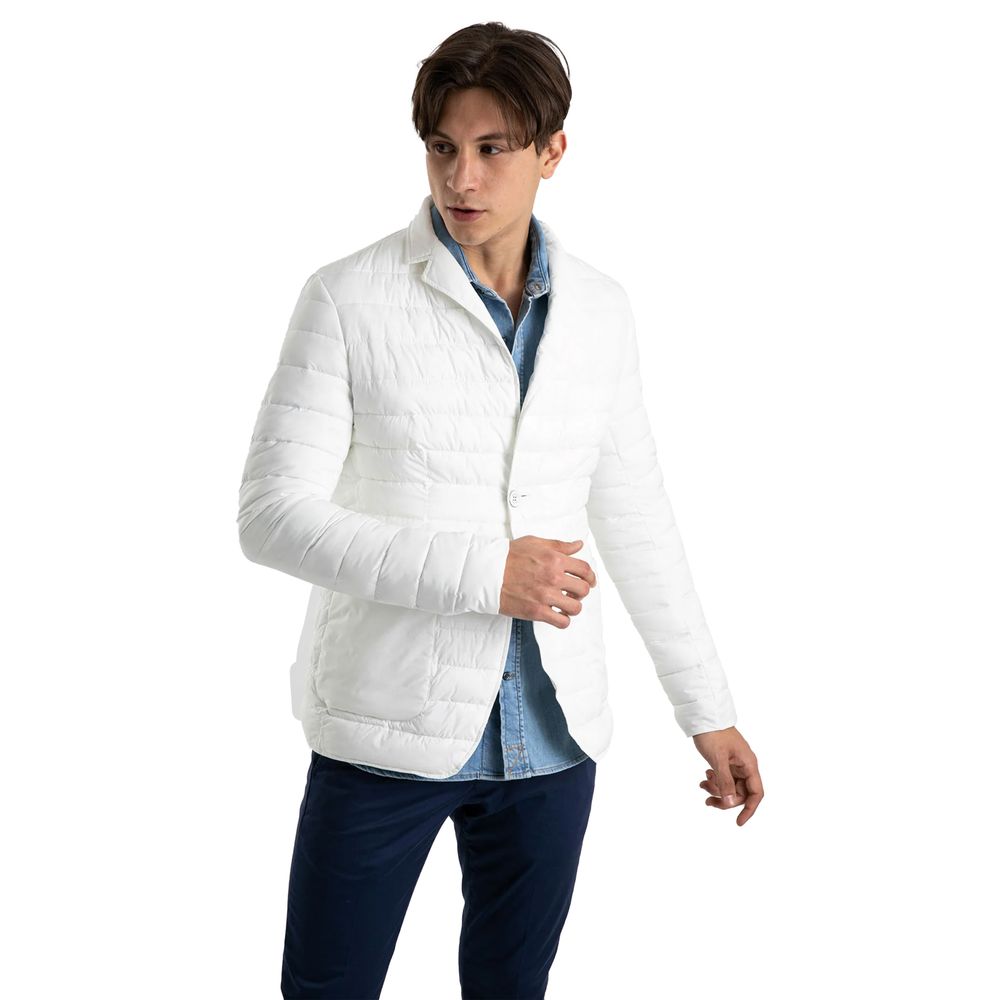 White Polyamide Jacket - ventzia