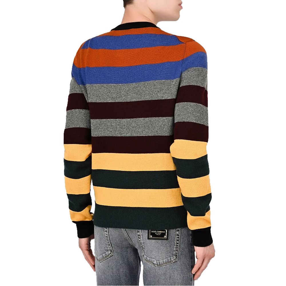 Multicolor Cashmere Sweater - ventzia