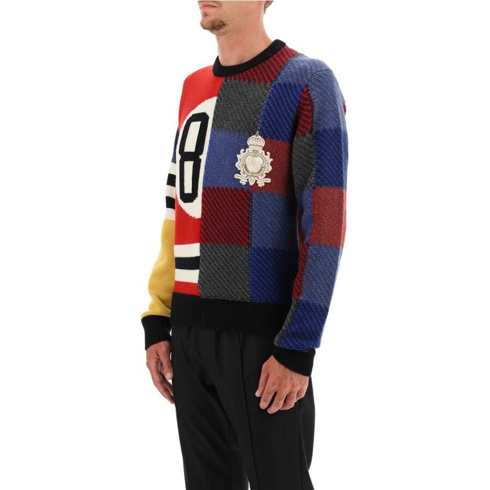 Multicolor Wool Sweater - ventzia