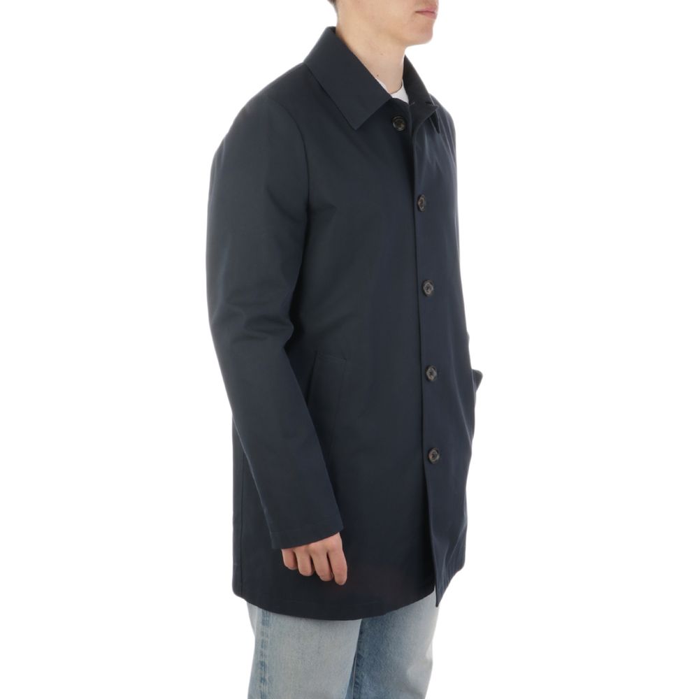 Blue Cotton Jacket - ventzia