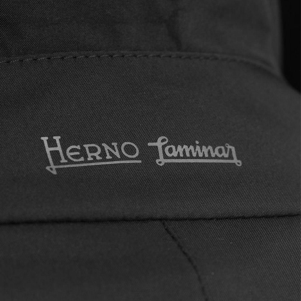 Black Polyester Jacket - ventzia