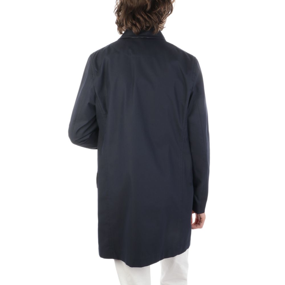 Blue Cotton Jacket - ventzia