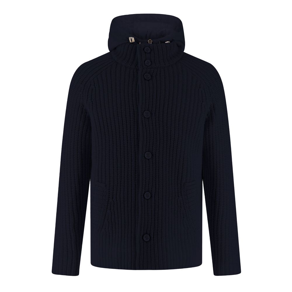 Blue Wool Jacket - ventzia
