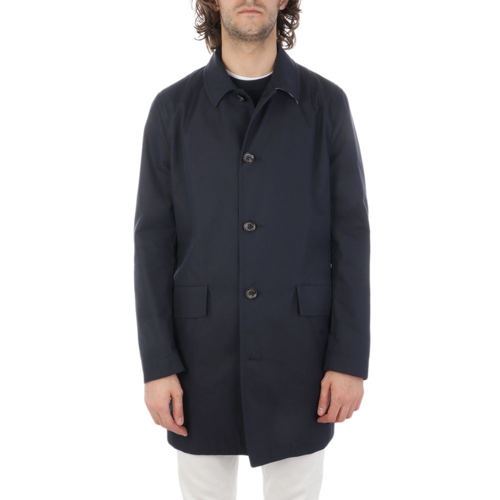 Blue Cotton Jacket - ventzia