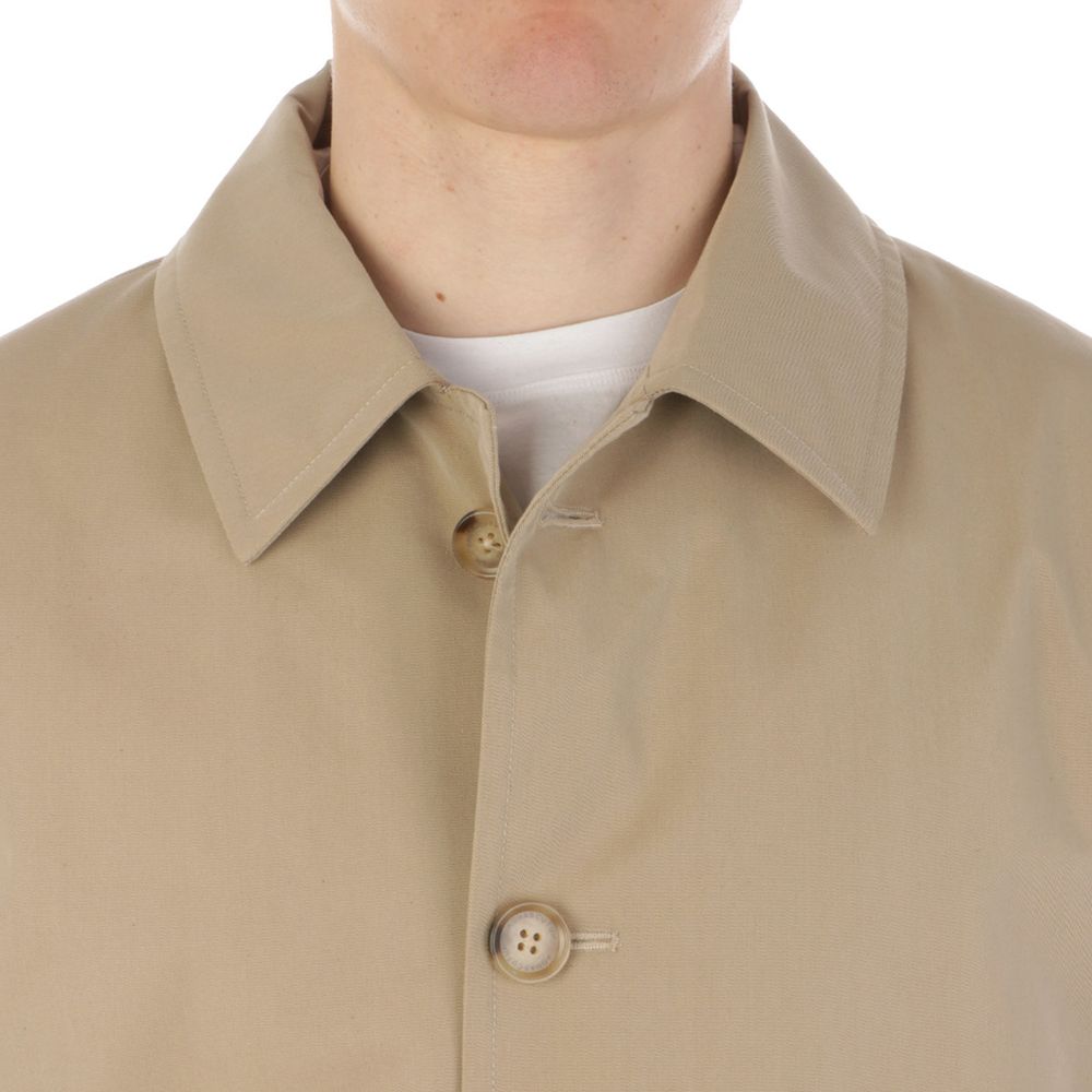 Beige Cotton Jacket - ventzia