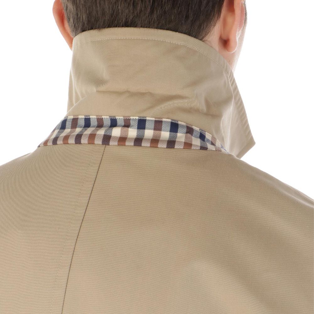 Beige Cotton Jacket - ventzia