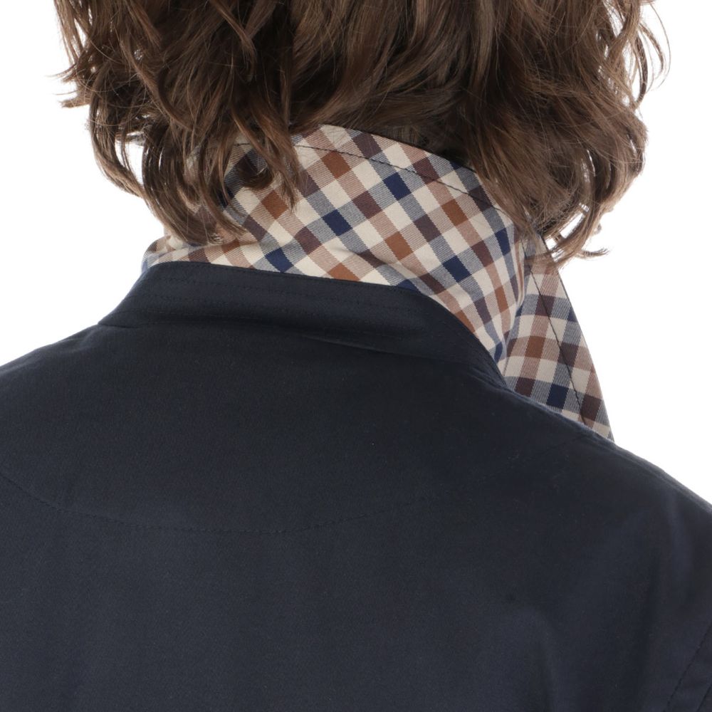 Blue Cotton Jacket - ventzia