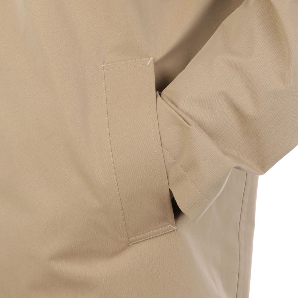 Beige Cotton Jacket - ventzia