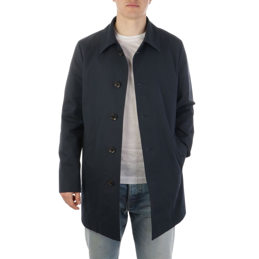 Blue Cotton Jacket - ventzia