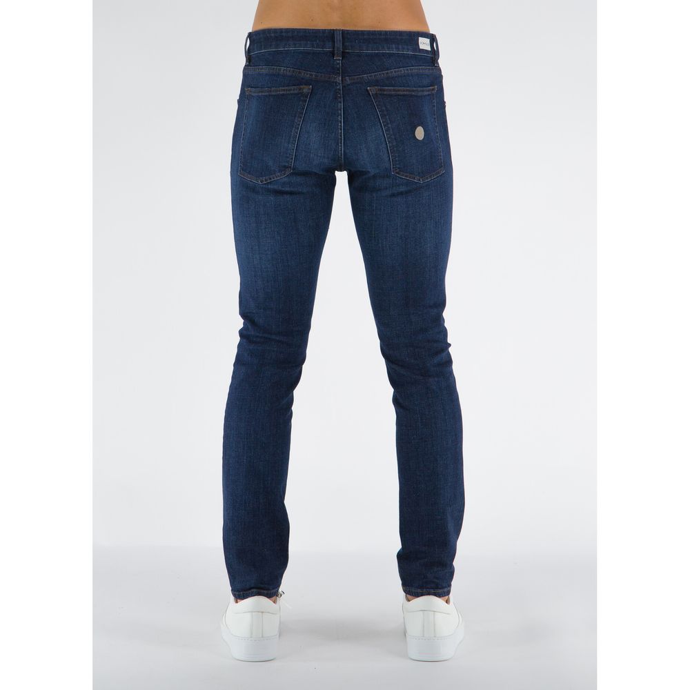 Blue Cotton Men's Jeans - ventzia