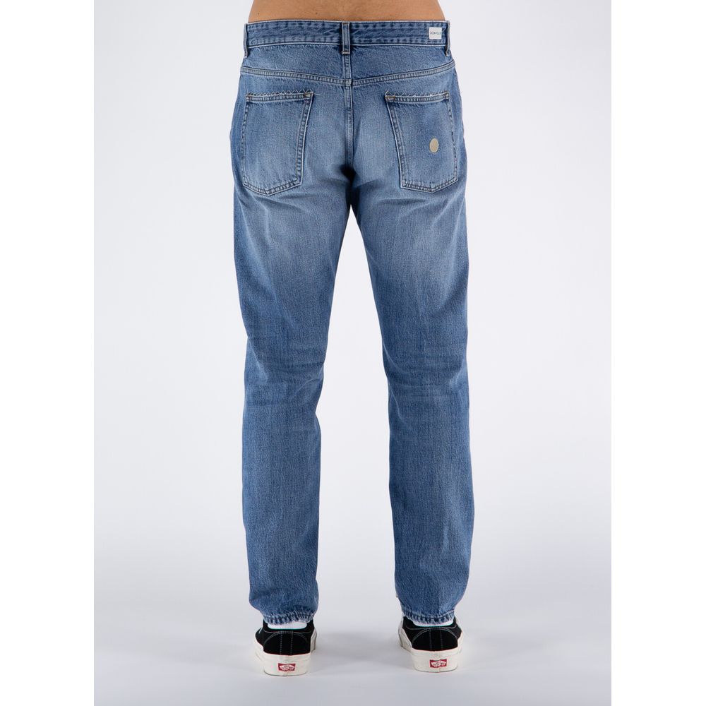 Blue Cotton Men Jeans - ventzia
