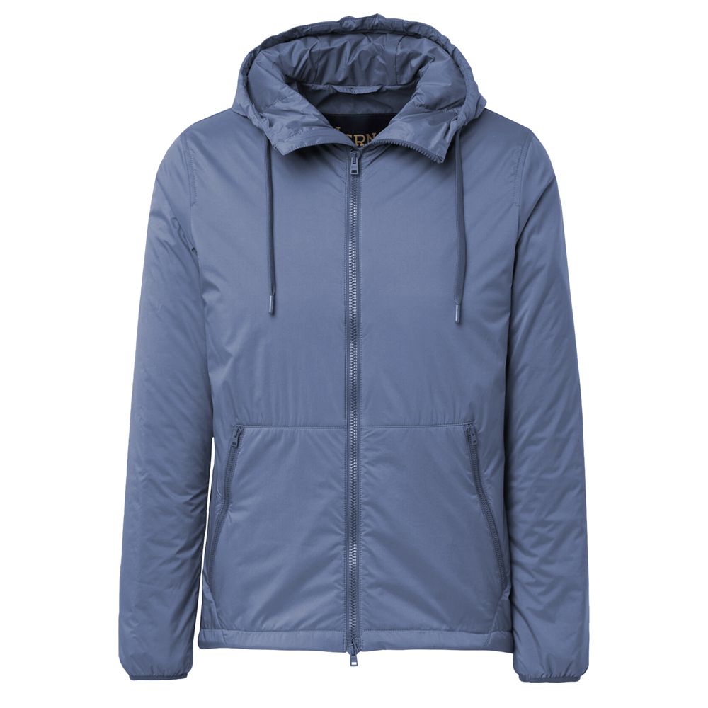 Blue Polyamide Jacket - ventzia