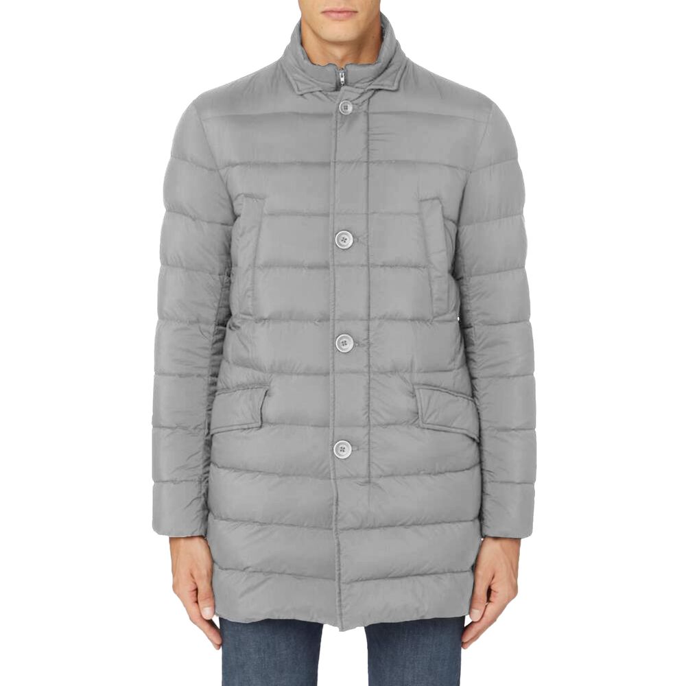 Gray Polyamide Jacket - ventzia