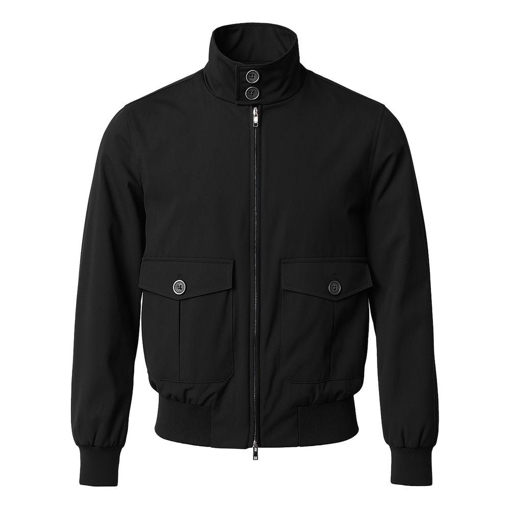Black Wool Jacket - ventzia