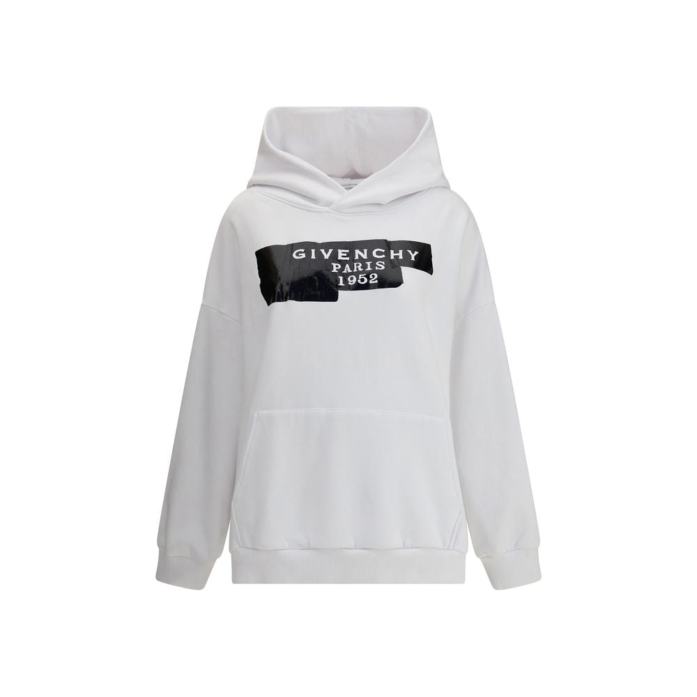 White Cotton Sweatshirt - ventzia