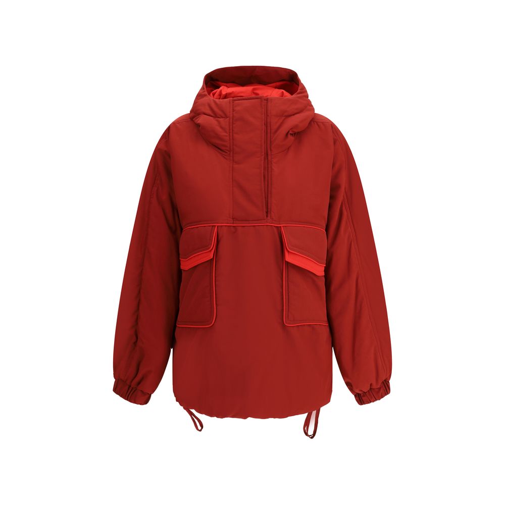 Red Polyamide Shell Jacket - ventzia