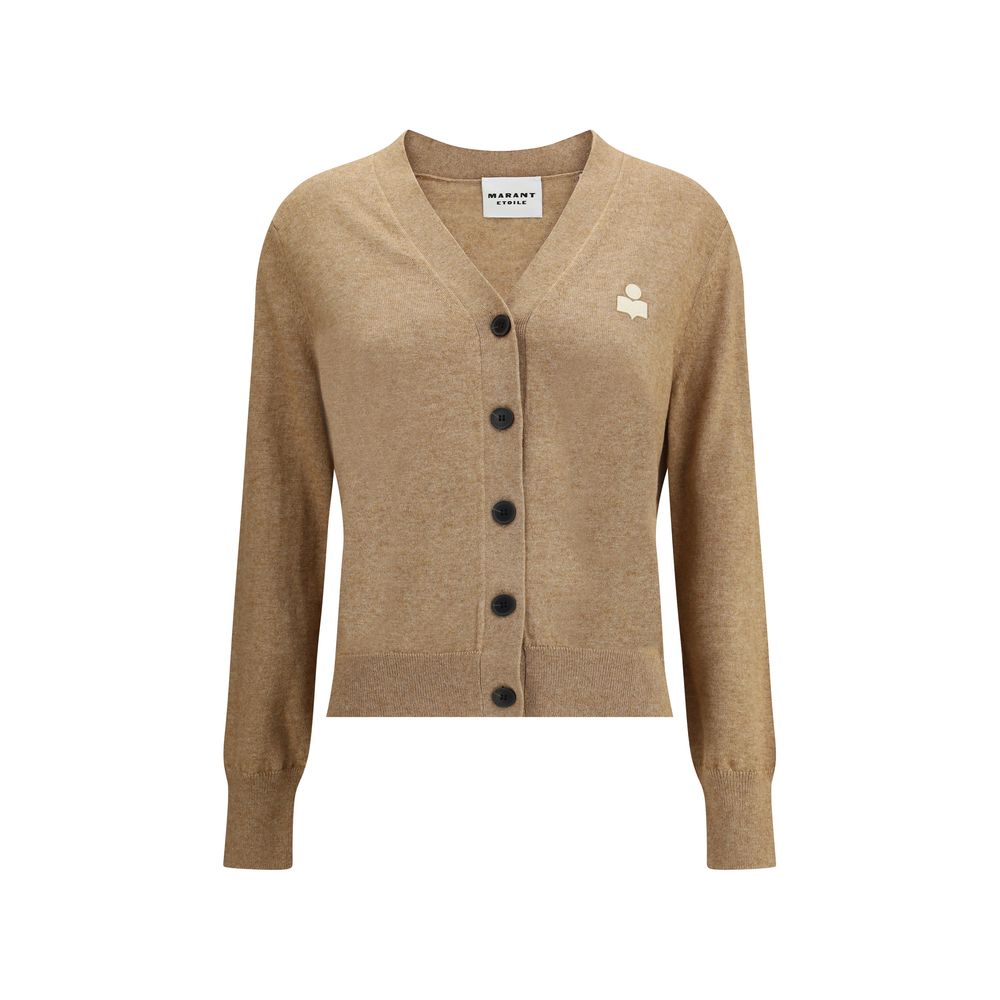 Beige Cotton Cardigan - ventzia