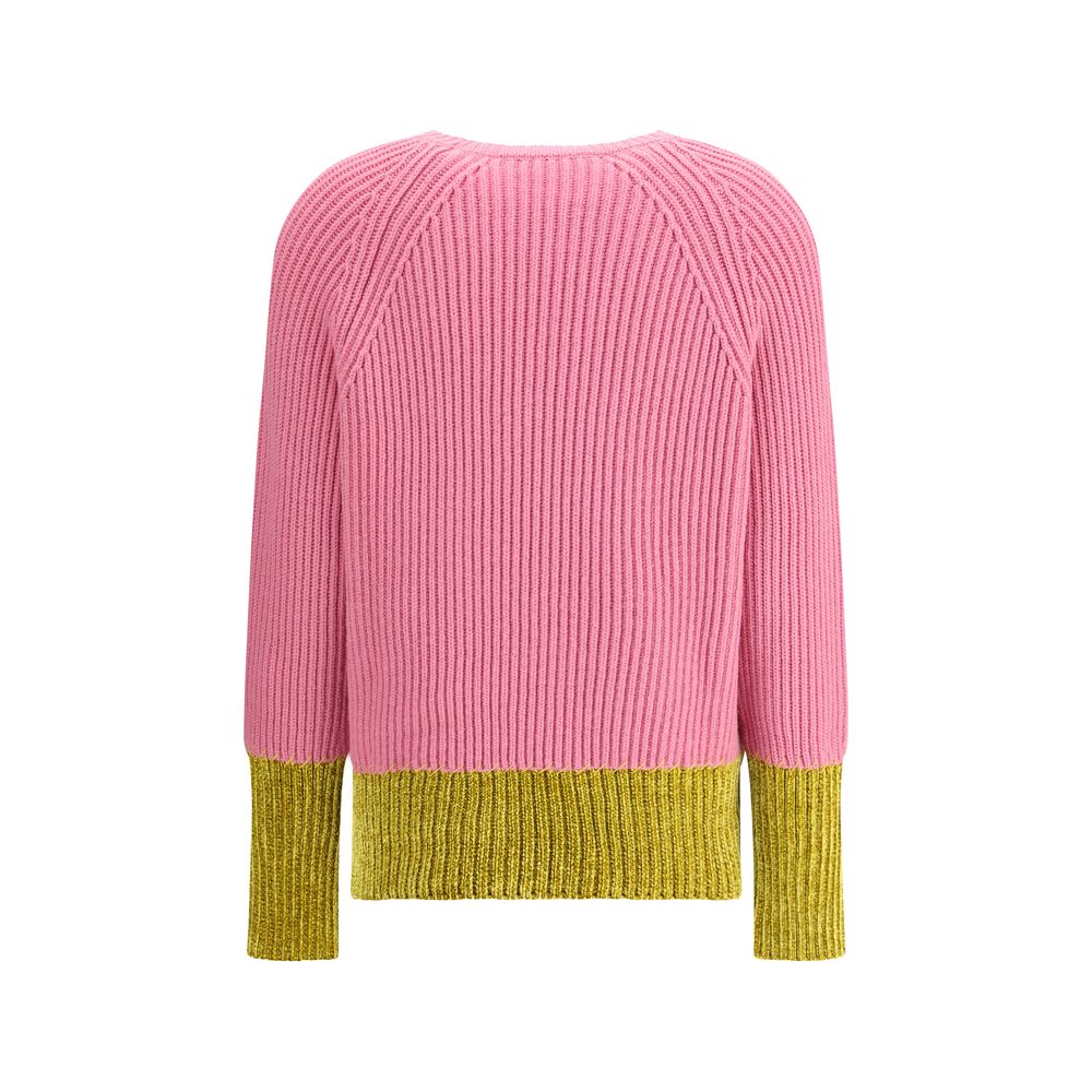 Multicolor Fleece Wool Sweatshirt - ventzia