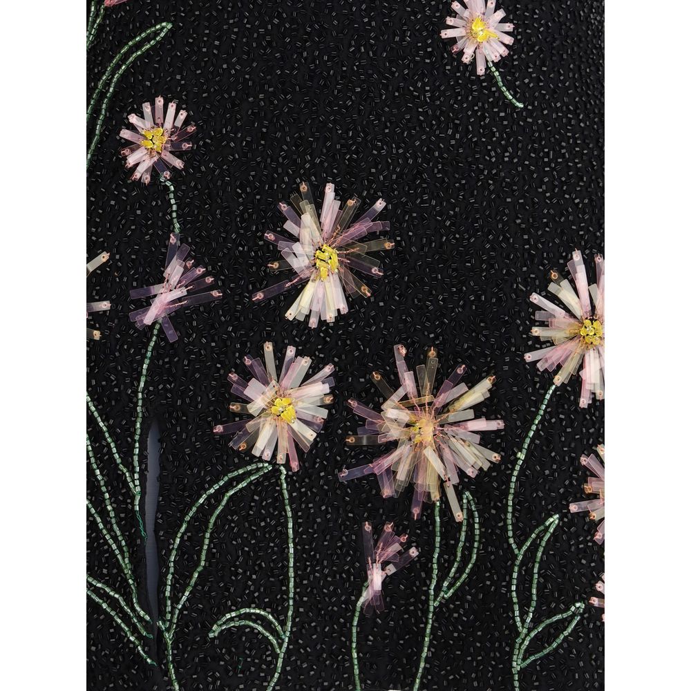 Black Nylon Cocktail Dress - ventzia