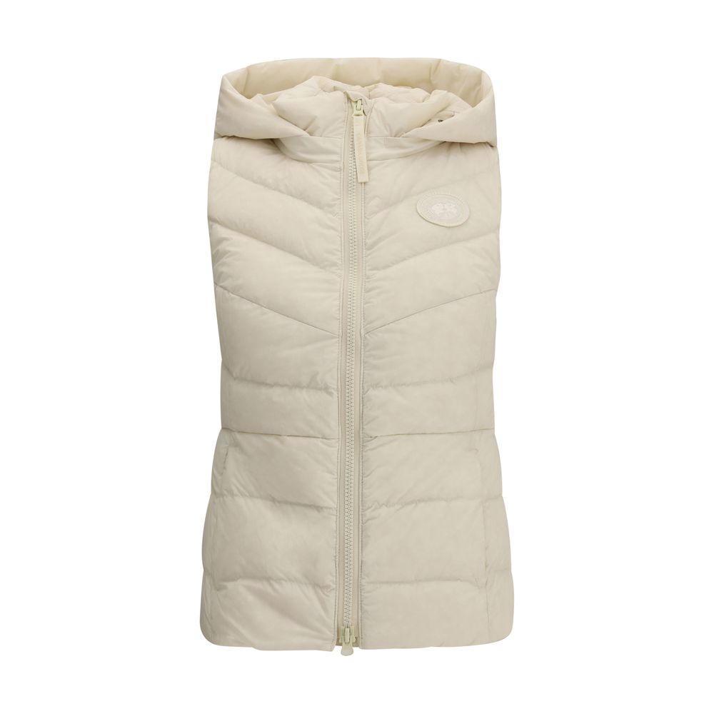 Sleeveless Jacket with a removable hood - ventzia