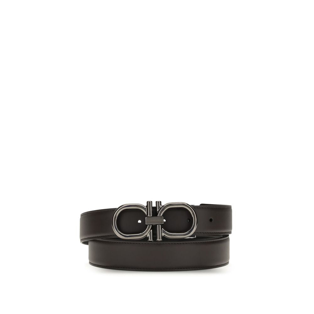 Brown Calf Leather Bos Taurus Regular Belt - ventzia