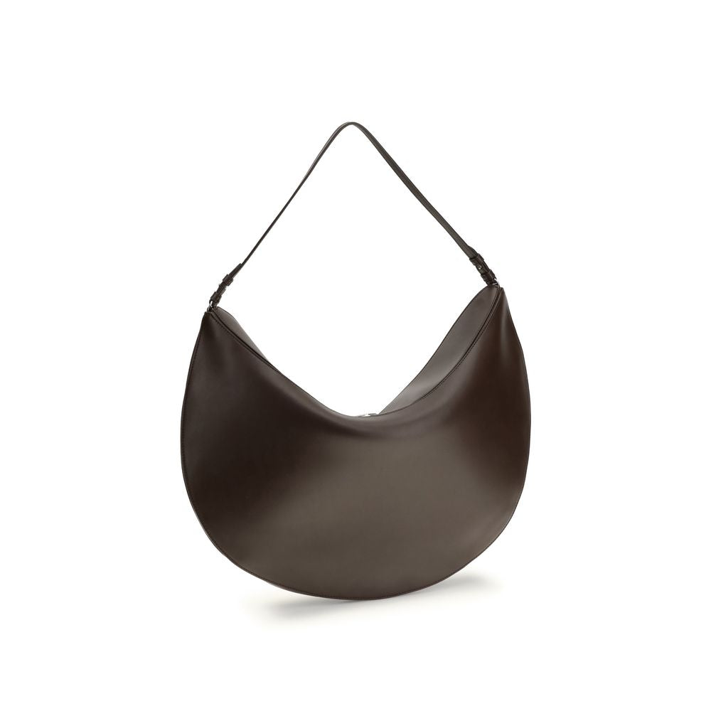 Brown Calf Leather Bos Taurus Shoulder Bag - ventzia