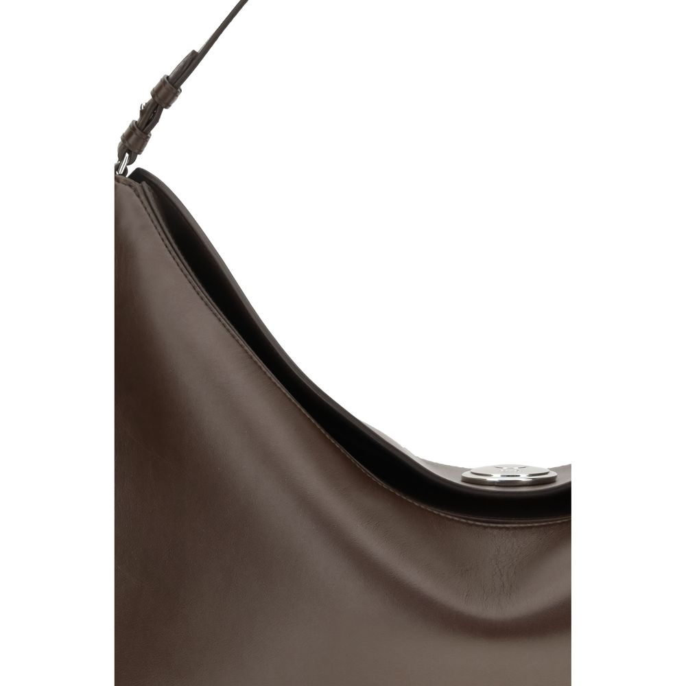 Brown Calf Leather Bos Taurus Shoulder Bag - ventzia